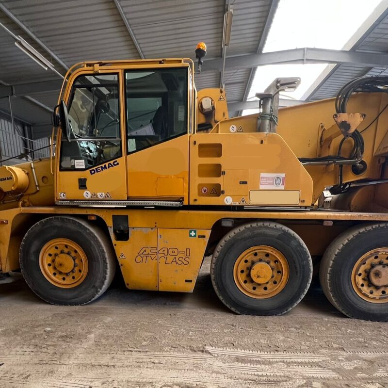 USED 2001 DEMAG AC40-1 ALL CITY TERRAIN CITY CRANE FOR SALE Ref. 9181, Cap. 40t, Boom. 31,2mts, Jib. NO, Year. 2001